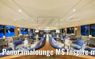 Panoramalounge MS Inspire mit Seitenbeleuchtung