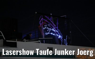 Lasershow Taufe Junker Joerg 10.03.2017 in Wittenberg