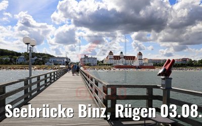 Seebrücke Binz, Rügen 03.08.2020
