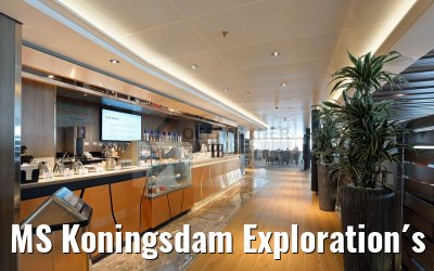 MS Koningsdam Exploration´s Café