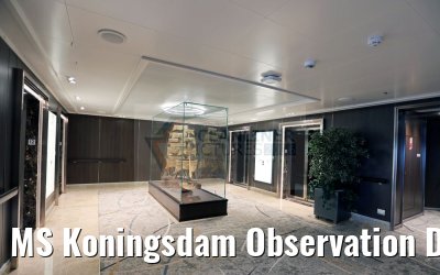 MS Koningsdam Observation Deck 12 lifts