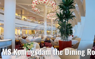 MS Koningsdam the Dining Room lower level