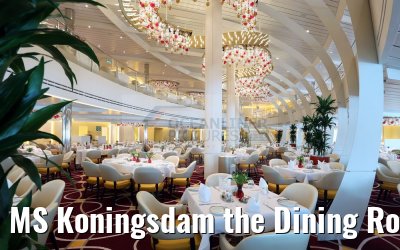 MS Koningsdam the Dining Room lower level