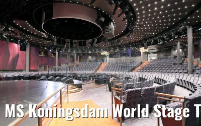 MS Koningsdam World Stage Theater