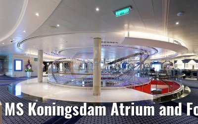 MS Koningsdam Atrium and Foyer