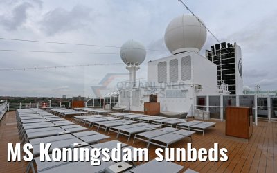 MS Koningsdam sunbeds