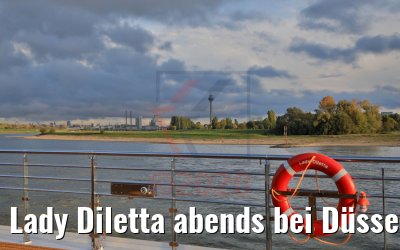 Lady Diletta abends bei Düsseldorf 23.10.2020
