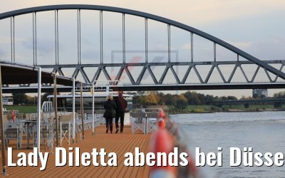 Lady Diletta abends bei Düsseldorf 23.10.2020