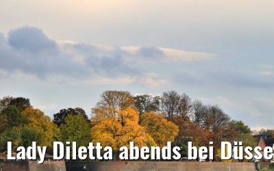 Lady Diletta abends bei Düsseldorf 23.10.2020