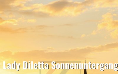 Lady Diletta Sonnenuntergang bei Düsseldorf 23.10.2020
