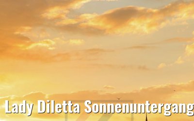 Lady Diletta Sonnenuntergang bei Düsseldorf 23.10.2020