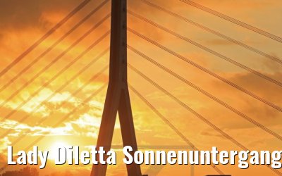 Lady Diletta Sonnenuntergang bei Düsseldorf 23.10.2020