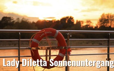 Lady Diletta Sonnenuntergang bei Düsseldorf 23.10.2020