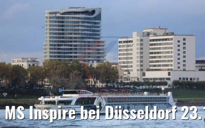 MS Inspire bei Düsseldorf 23.10.2020