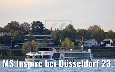 MS Inspire bei Düsseldorf 23.10.2020
