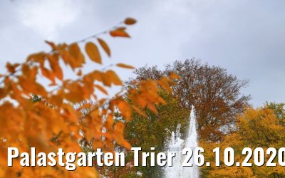 Palastgarten Trier 26.10.2020