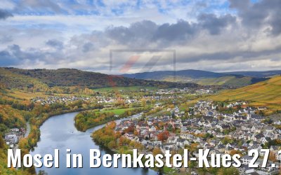 Mosel in Bernkastel-Kues 27.10.2020