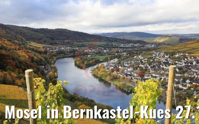 Mosel in Bernkastel-Kues 27.10.2020