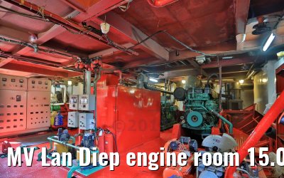 MV Lan Diep engine room 15.04.2017