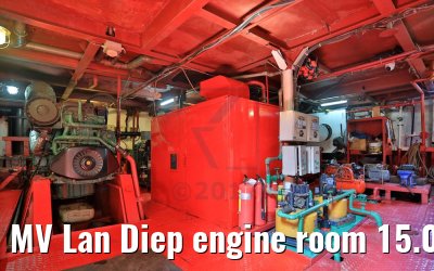 MV Lan Diep engine room 15.04.2017
