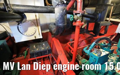 MV Lan Diep engine room 15.04.2017