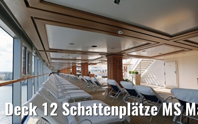 Deck 12 Schattenplätze MS Marina