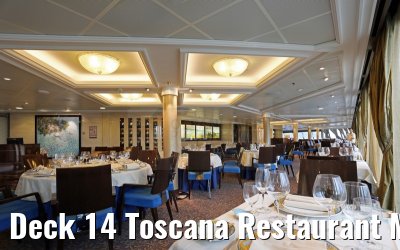 Deck 14 Toscana Restaurant MS Marina