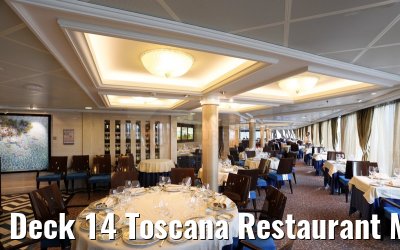 Deck 14 Toscana Restaurant MS Marina