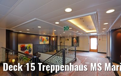 Deck 15 Treppenhaus MS Marina