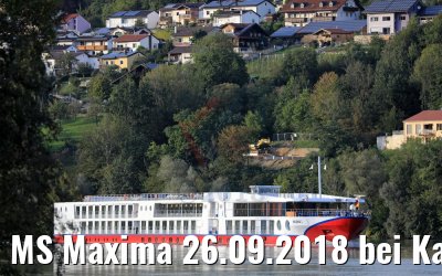 MS Maxima 26.09.2018 bei Kasten