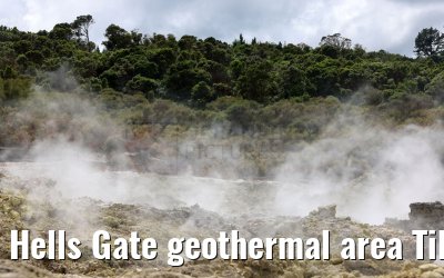 Hells Gate geothermal area Tikitere