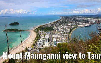 Mount Maunganui view to Tauranga