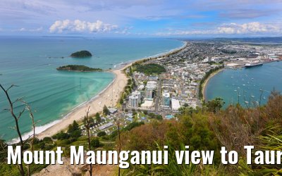 Mount Maunganui view to Tauranga