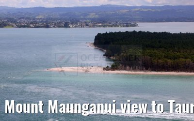 Mount Maunganui view to Tauranga