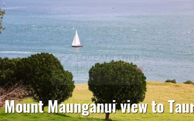 Mount Maunganui view to Tauranga