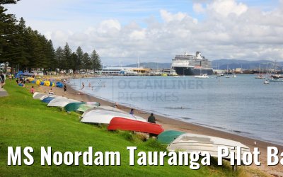 MS Noordam Tauranga Pilot Bay Beach