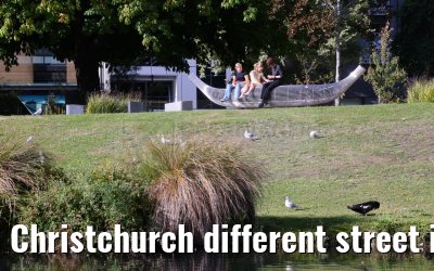 Christchurch different street impressions