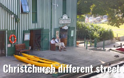 Christchurch different street impressions