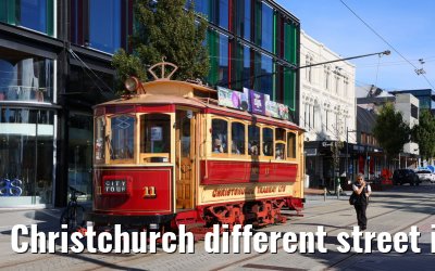 Christchurch different street impressions