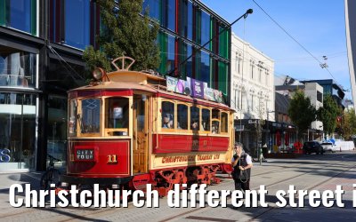 Christchurch different street impressions