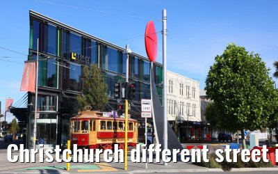 Christchurch different street impressions