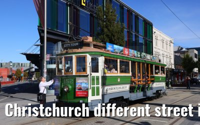 Christchurch different street impressions