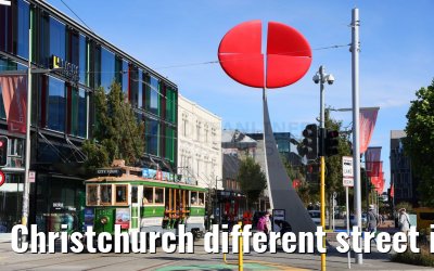 Christchurch different street impressions
