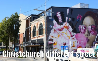 Christchurch different street impressions