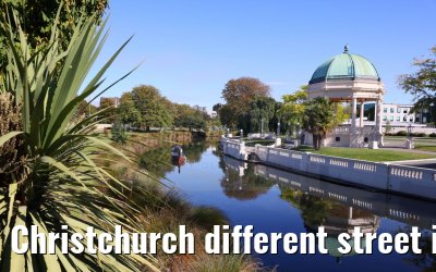 Christchurch different street impressions