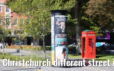 Christchurch different street impressions