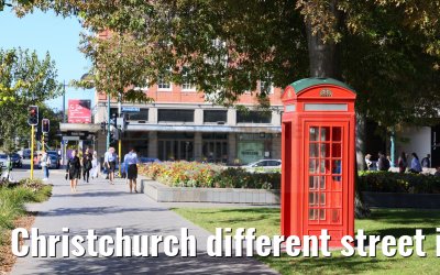Christchurch different street impressions