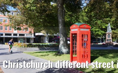 Christchurch different street impressions
