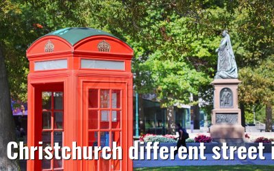 Christchurch different street impressions