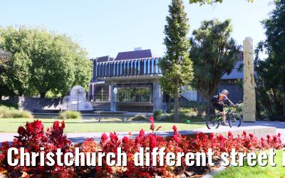 Christchurch different street impressions